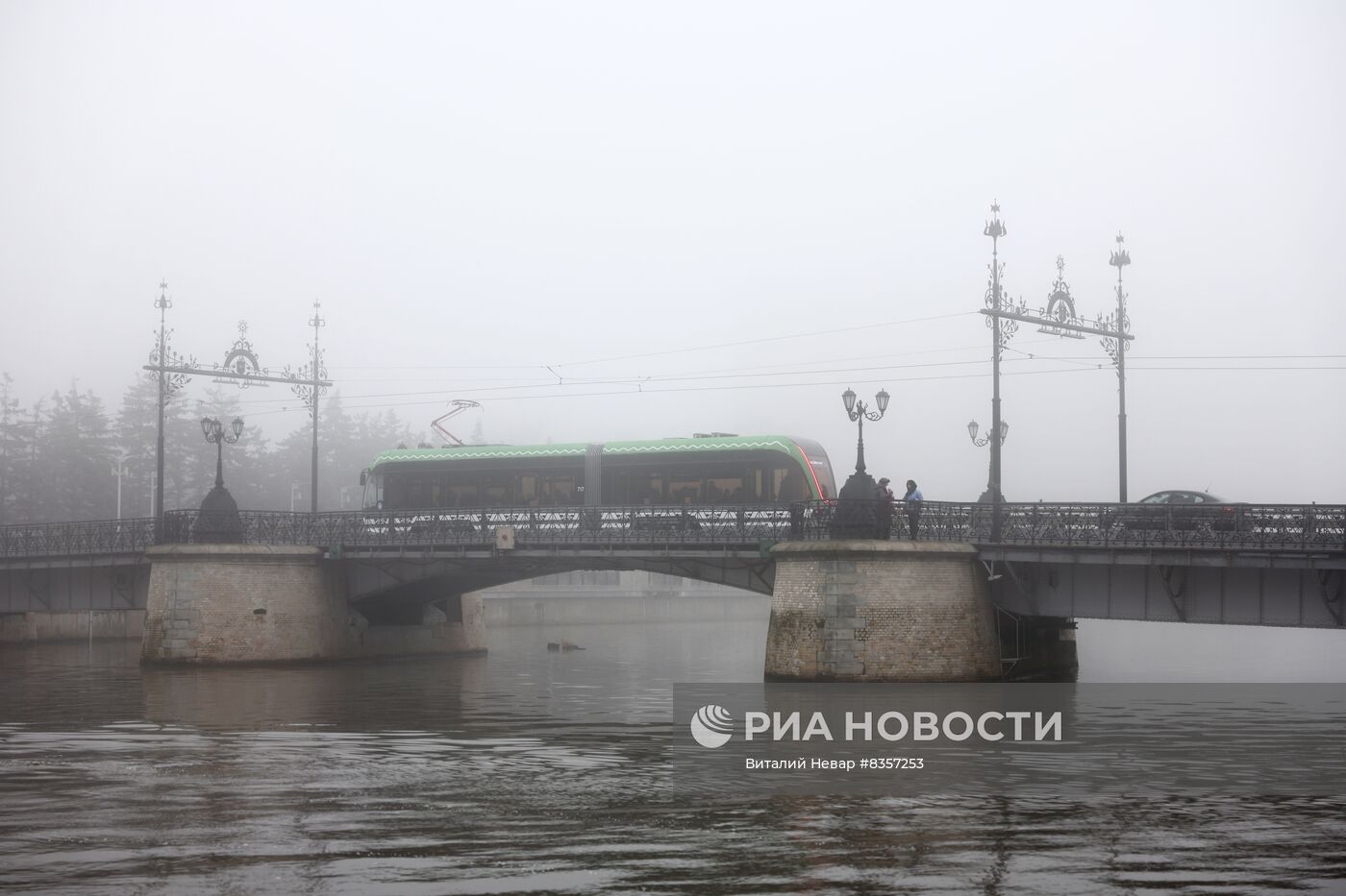 Туман в Калининграде