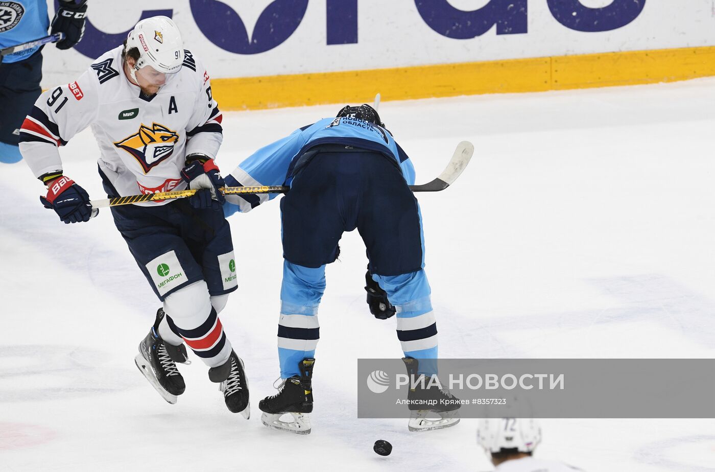 Хоккей. КХЛ. Матч "Сибирь" - "Металлург"