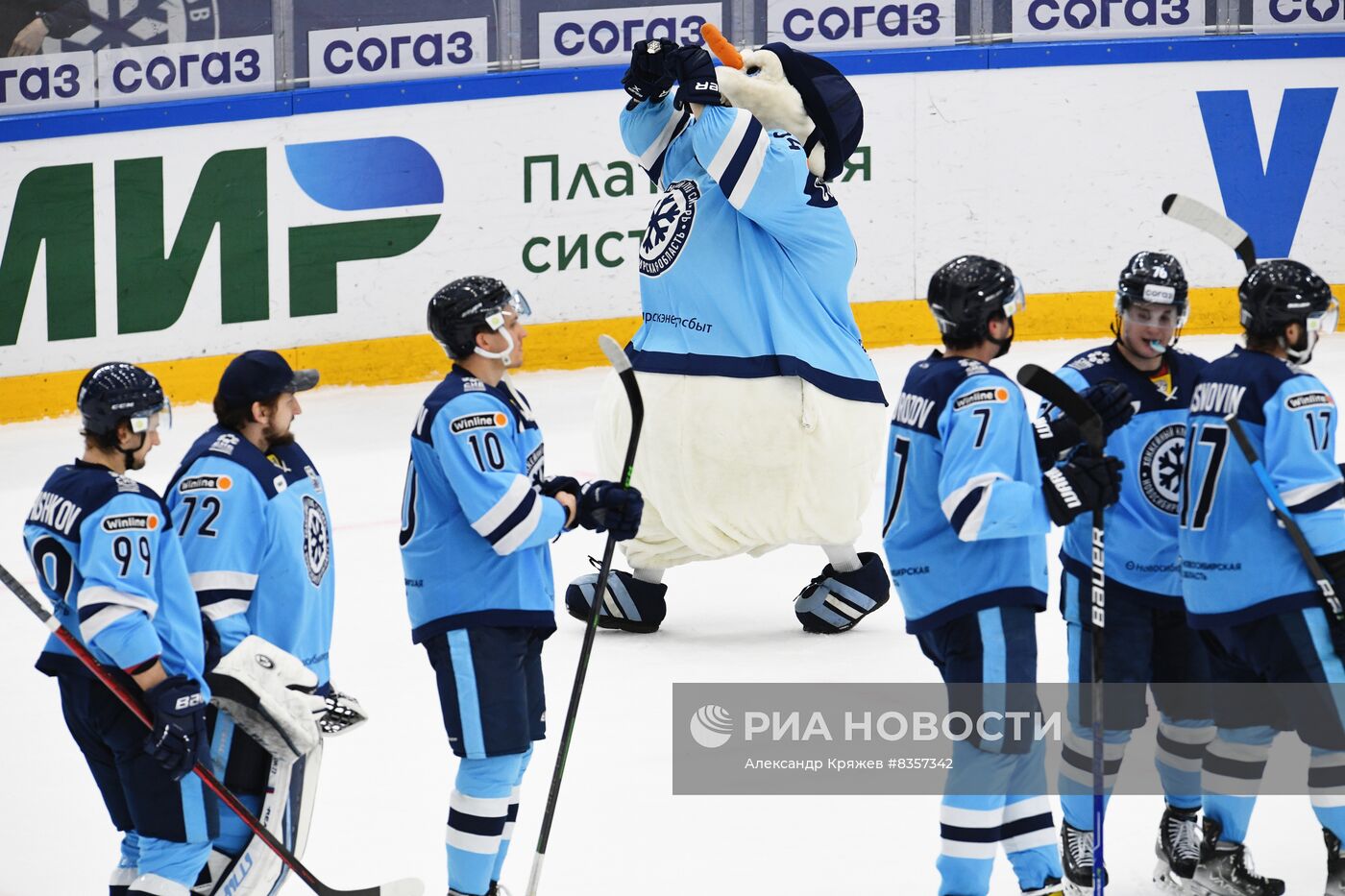 Хоккей. КХЛ. Матч "Сибирь" - "Металлург"