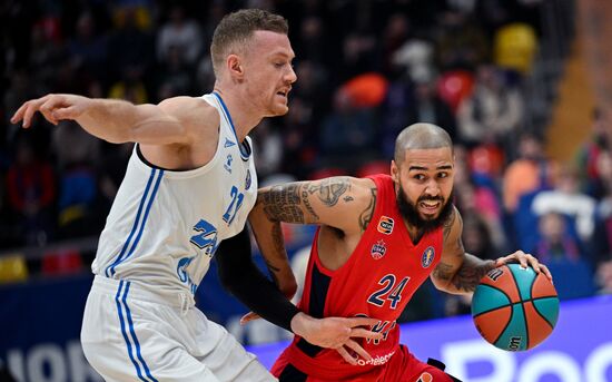 Баскетбол. Единая лига ВТБ. Матч ЦСКА - "Зенит"