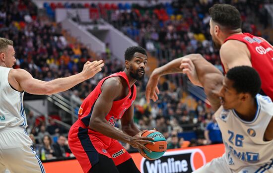 Баскетбол. Единая лига ВТБ. Матч ЦСКА - "Зенит"