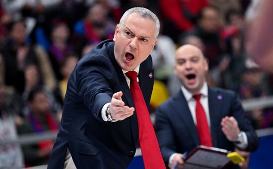 Баскетбол. Единая лига ВТБ. Матч ЦСКА - "Зенит"