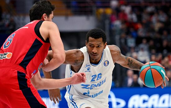 Баскетбол. Единая лига ВТБ. Матч ЦСКА - "Зенит"