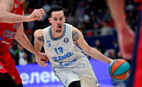 Баскетбол. Единая лига ВТБ. Матч ЦСКА - "Зенит"