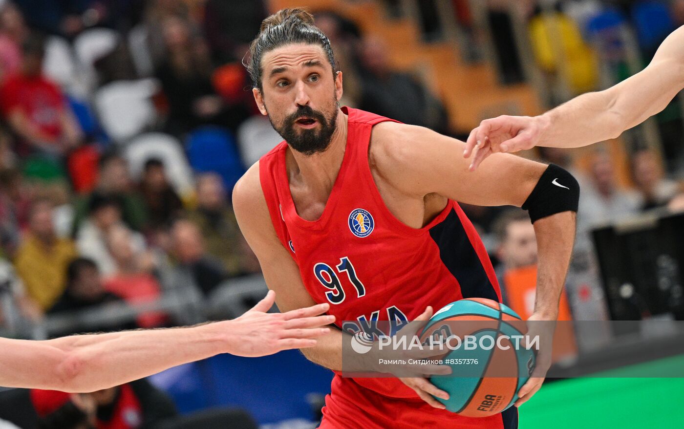 Баскетбол. Единая лига ВТБ. Матч ЦСКА - "Зенит"