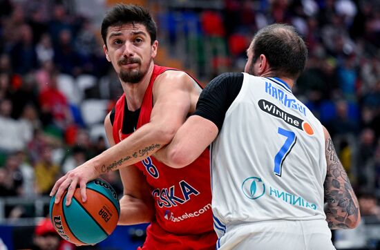 Баскетбол. Единая лига ВТБ. Матч ЦСКА - "Зенит"