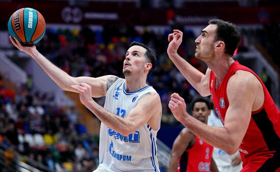 Баскетбол. Единая лига ВТБ. Матч ЦСКА - "Зенит"