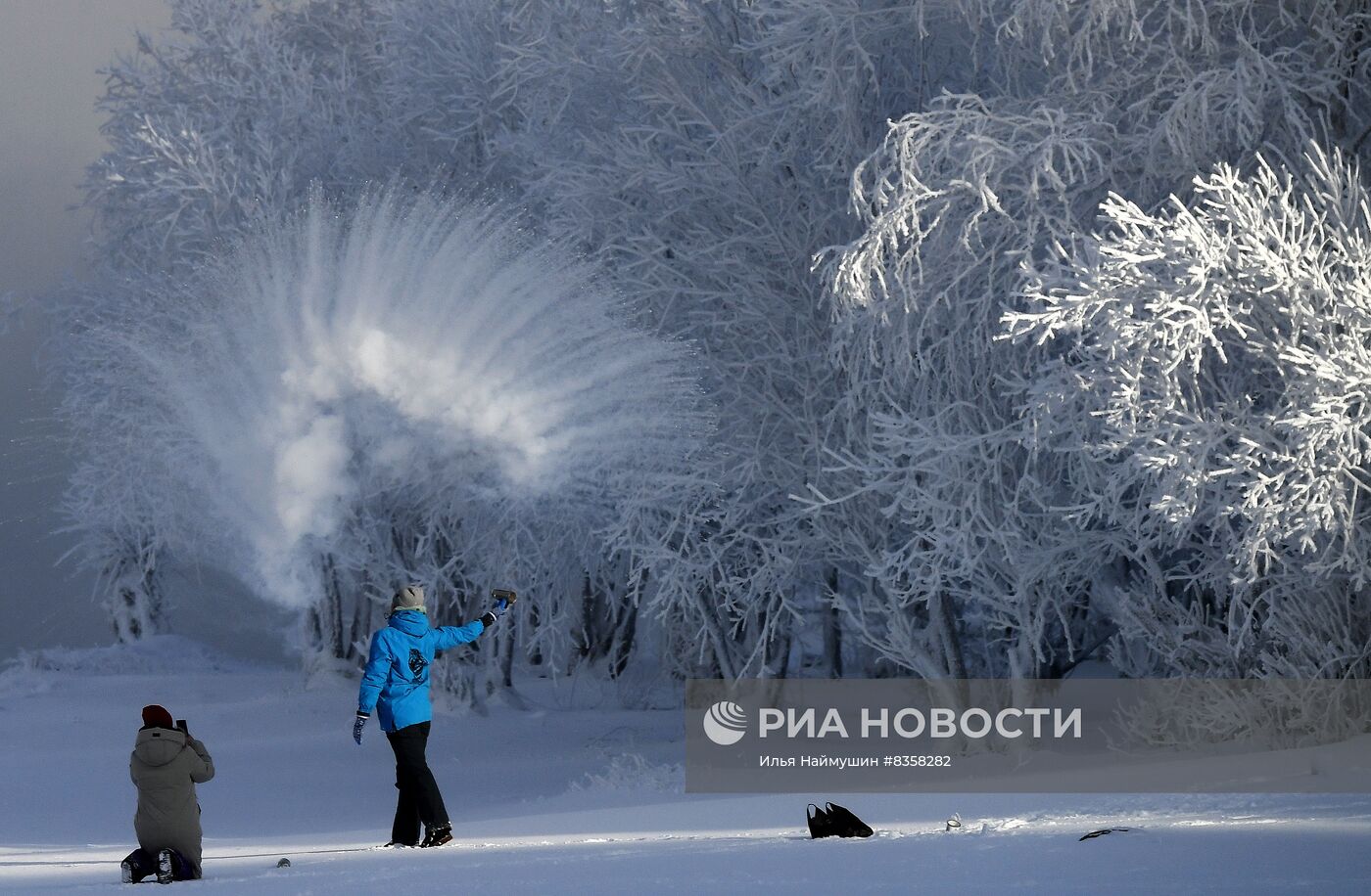 Мороз в Красноярске