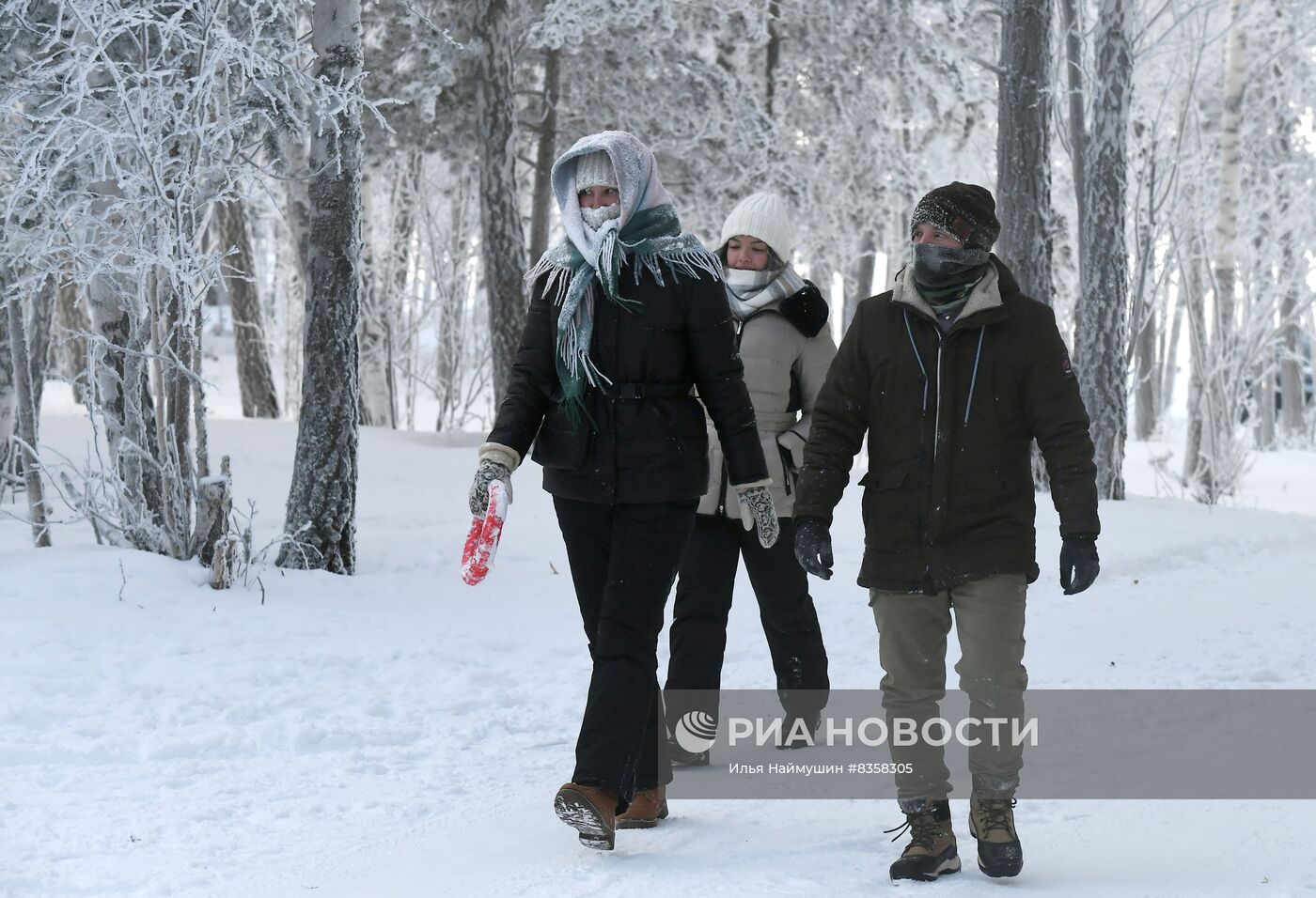 Мороз в Красноярске