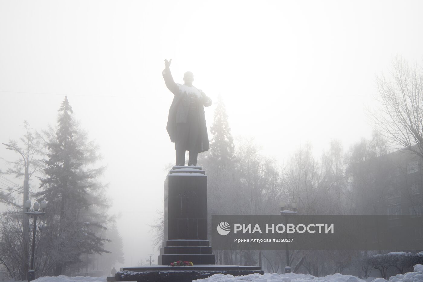 Морозы в Иркутске