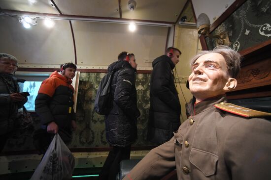 Новая экспозиция в передвижном музее "Поезд Победы"