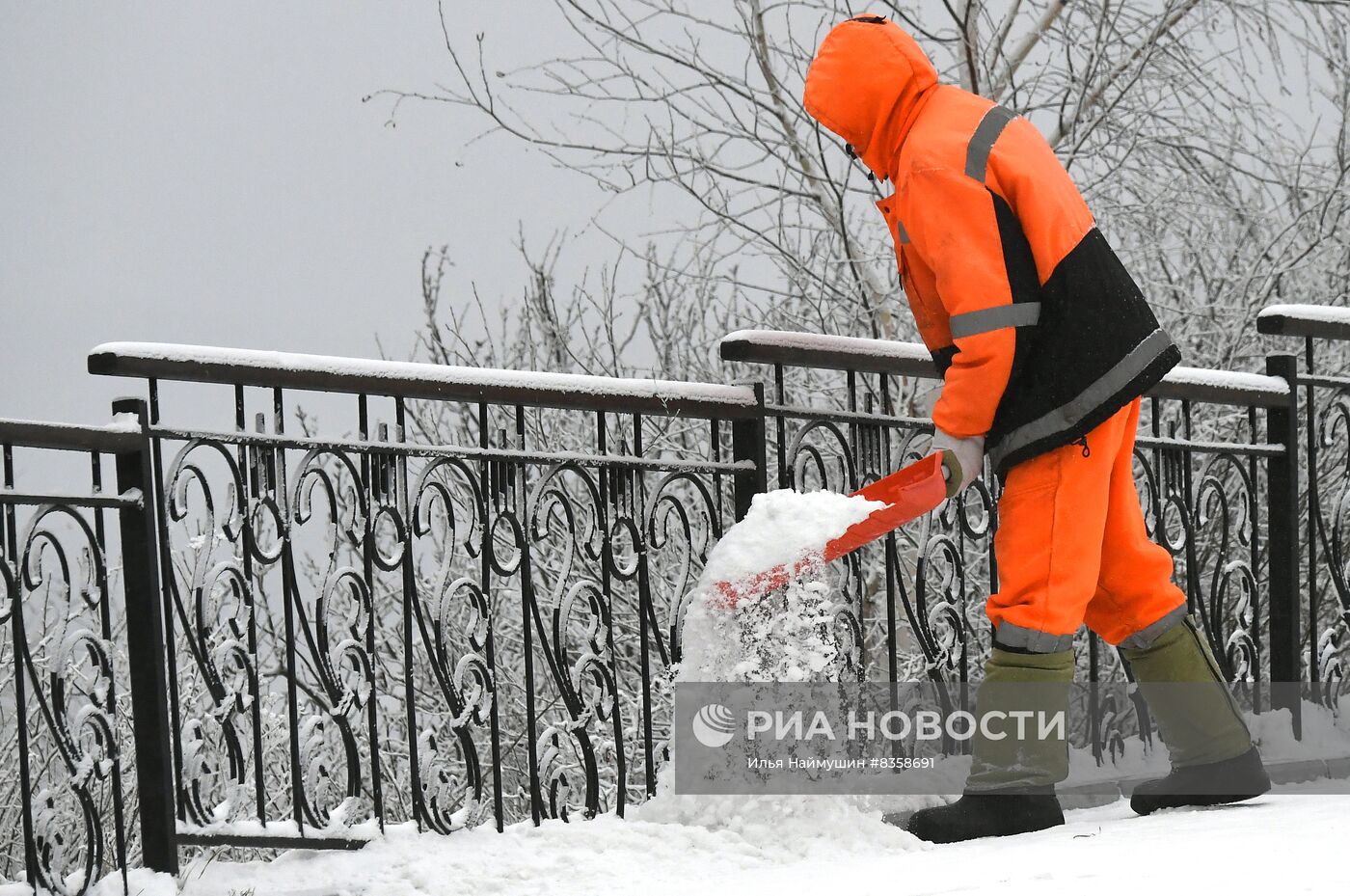 Мороз в Красноярске