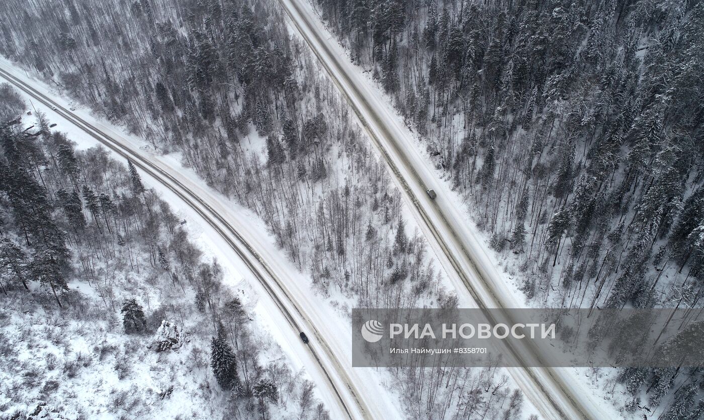 Мороз в Красноярске