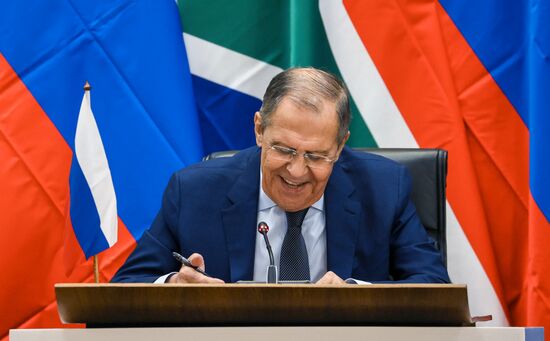 Визит главы МИД РФ С. Лаврова в ЮАР