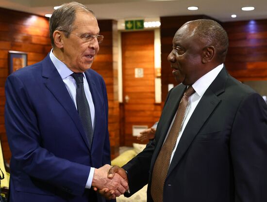 Визит главы МИД РФ С. Лаврова в ЮАР