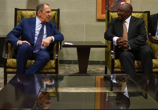 Визит главы МИД РФ С. Лаврова в ЮАР