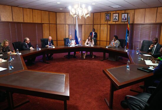 Визит главы МИД РФ С. Лаврова в Эсватини