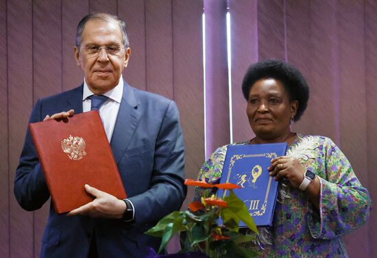 Визит главы МИД РФ С. Лаврова в Эсватини