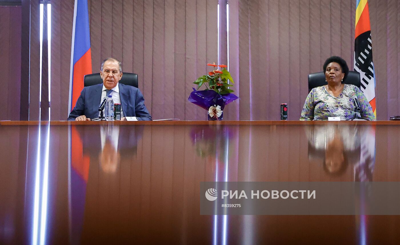 Визит главы МИД РФ С. Лаврова в Эсватини