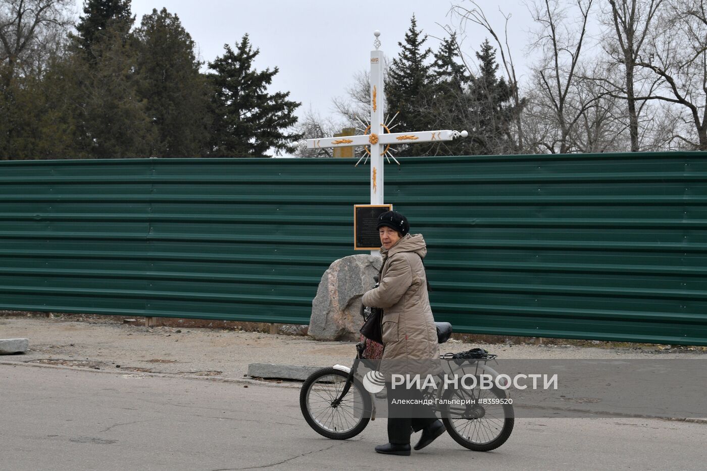 Разрушения в городе Васильевка в Запорожской области