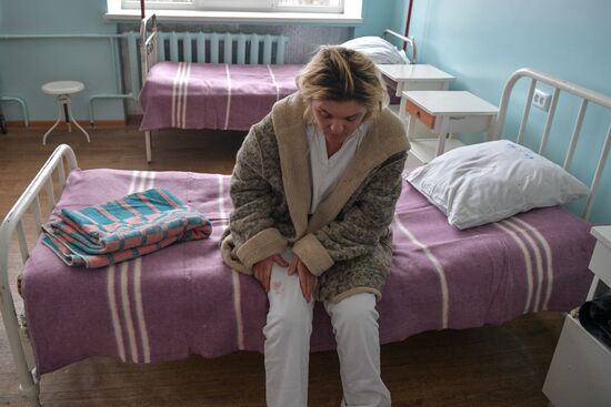 Разрушения в городе Васильевка в Запорожской области