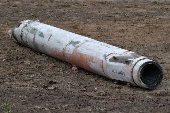 Разрушения в городе Васильевка в Запорожской области