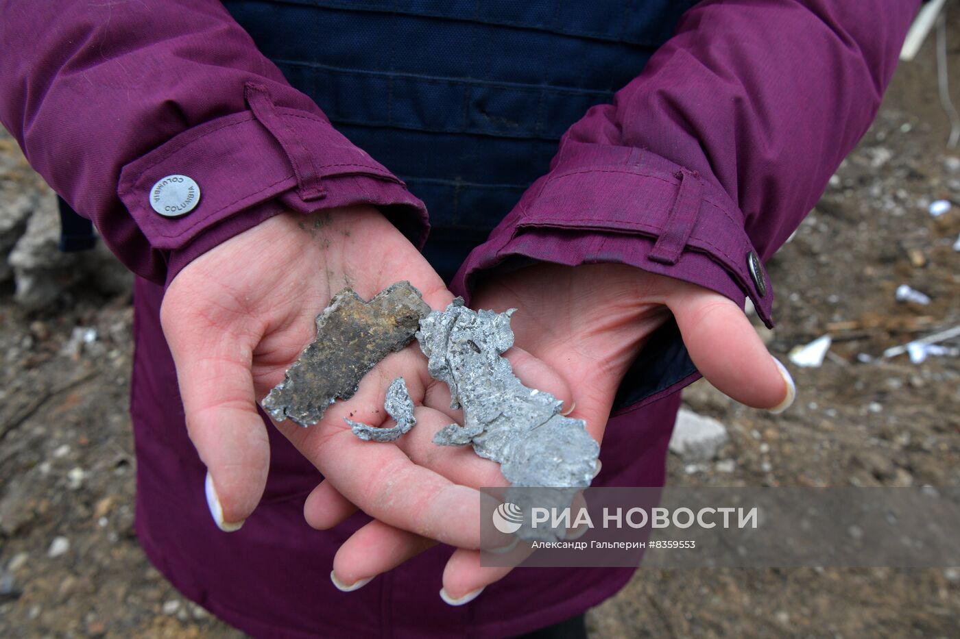 Разрушения в городе Васильевка в Запорожской области