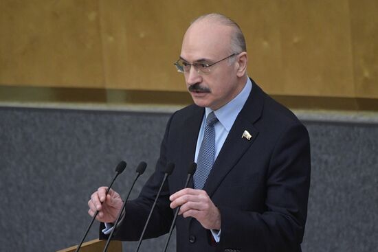 Пленарное заседание Госдумы РФ 