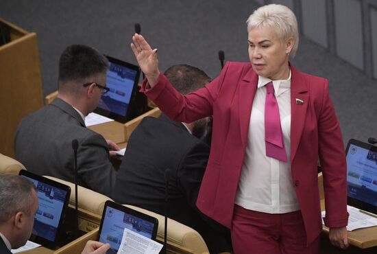 Пленарное заседание Госдумы РФ 