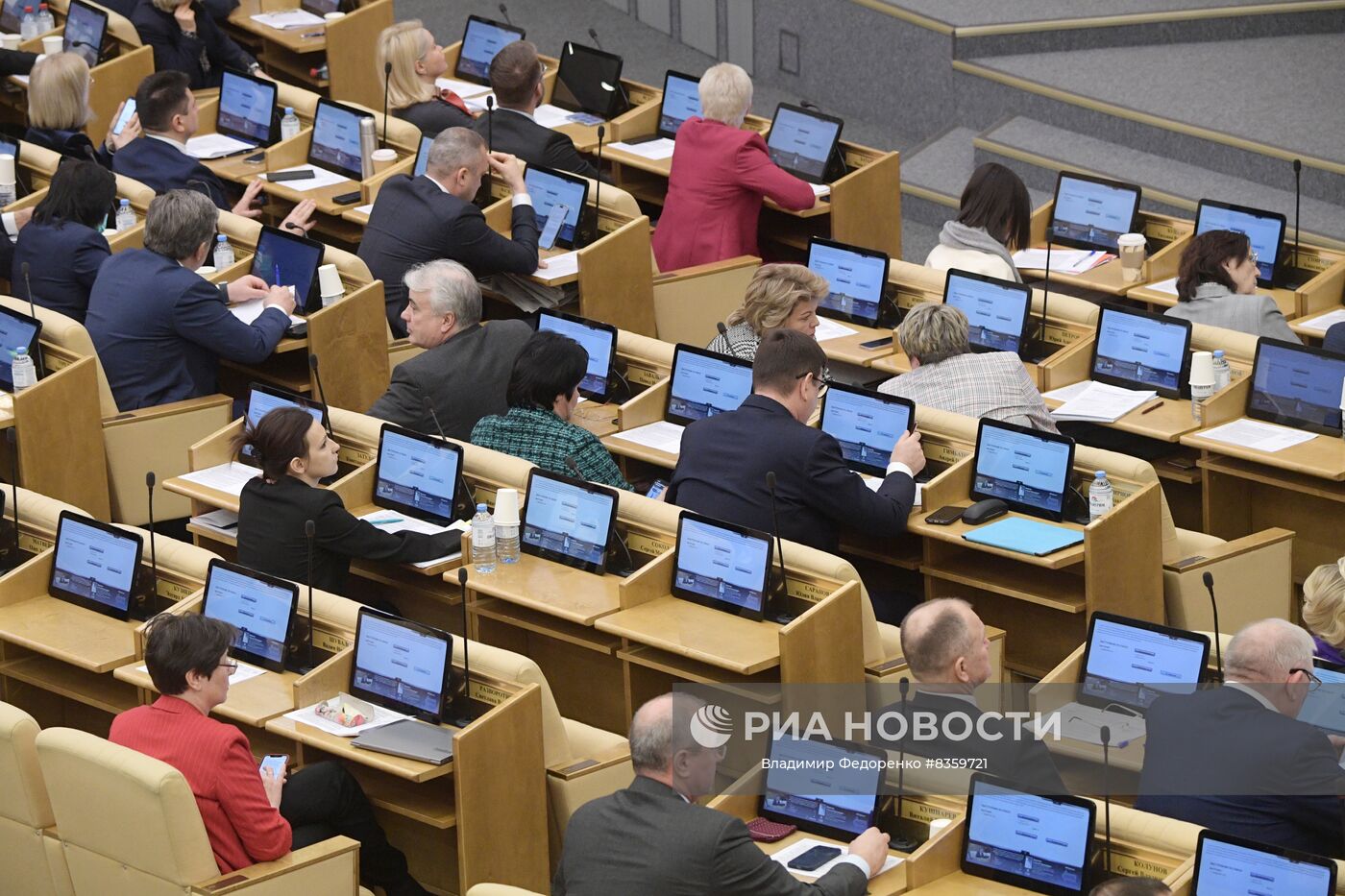 Пленарное заседание Госдумы РФ