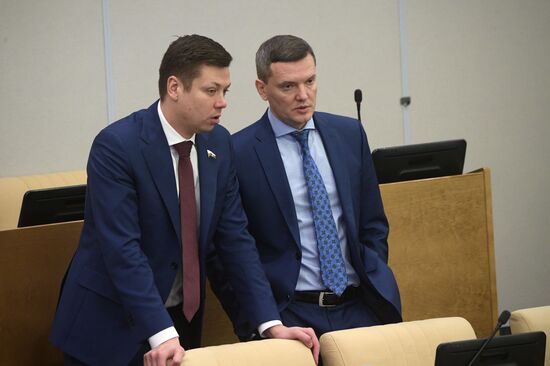 Пленарное заседание Госдумы РФ 