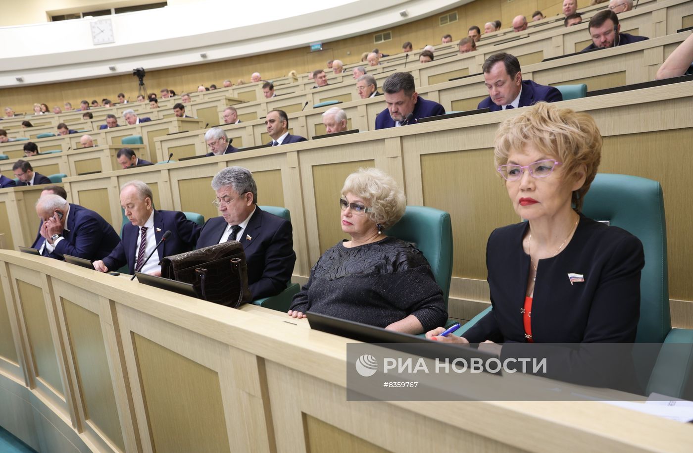 Заседание Совета Федерации РФ