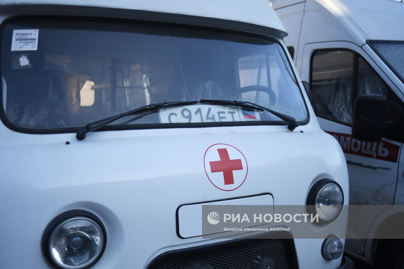 Новые автомобили скорой помощи в Мариуполе