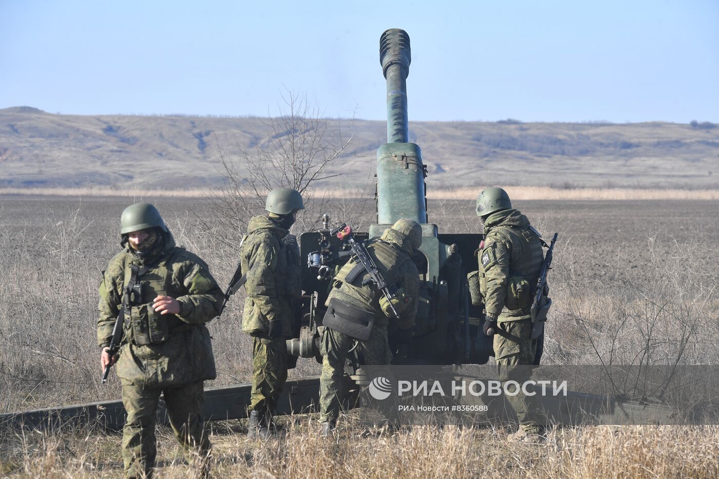 Боевая работа расчетов гаубиц Д-30 в зоне СВО