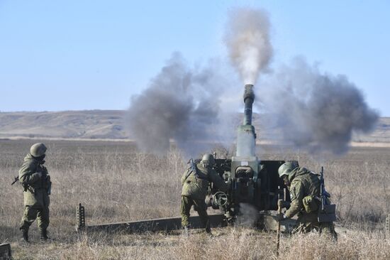 Боевая работа расчетов гаубиц Д-30 в зоне СВО