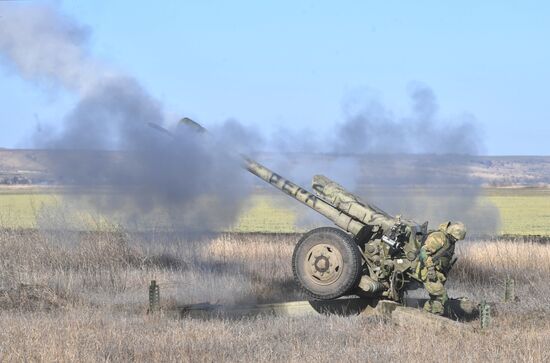 Боевая работа расчетов гаубиц Д-30 в зоне СВО