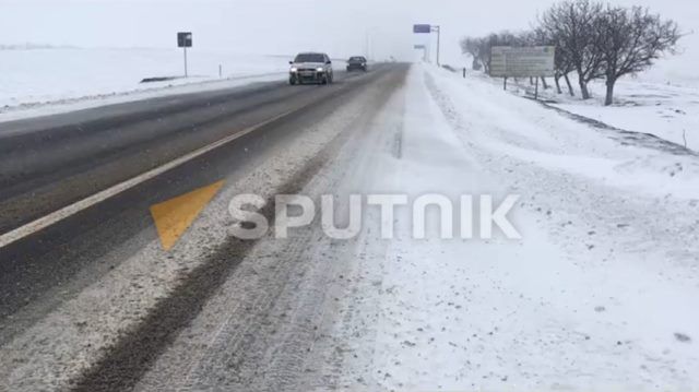 На юге Молдовы продолжается снегопад