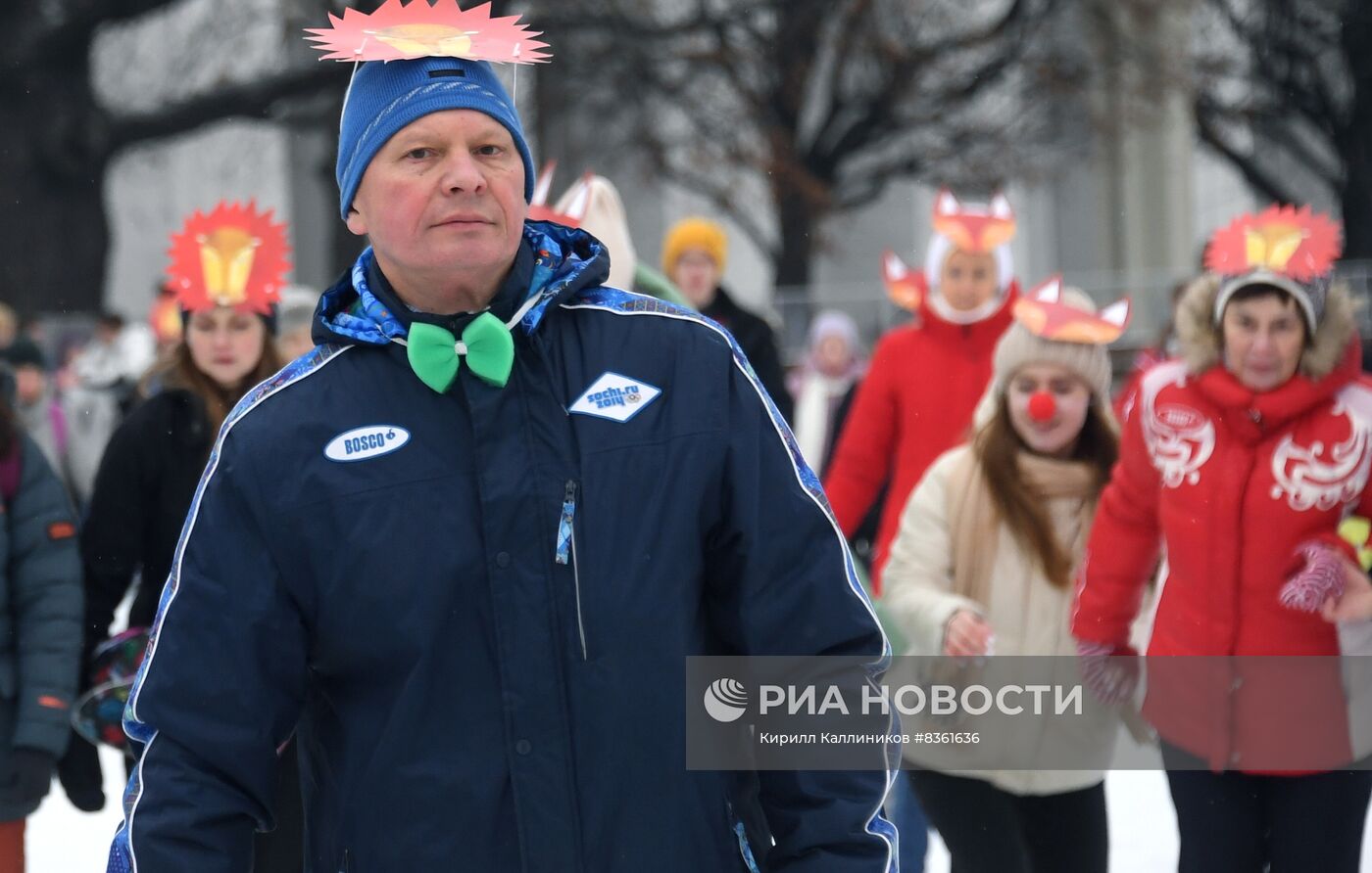 Благотворительный день на катке ВДНХ 