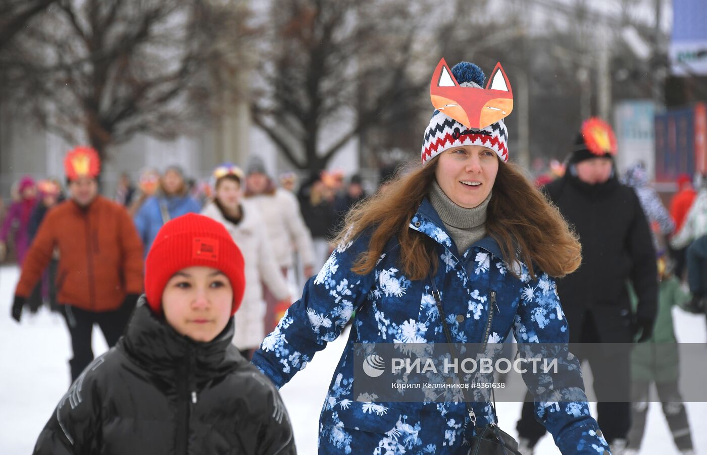 Благотворительный день на катке ВДНХ 