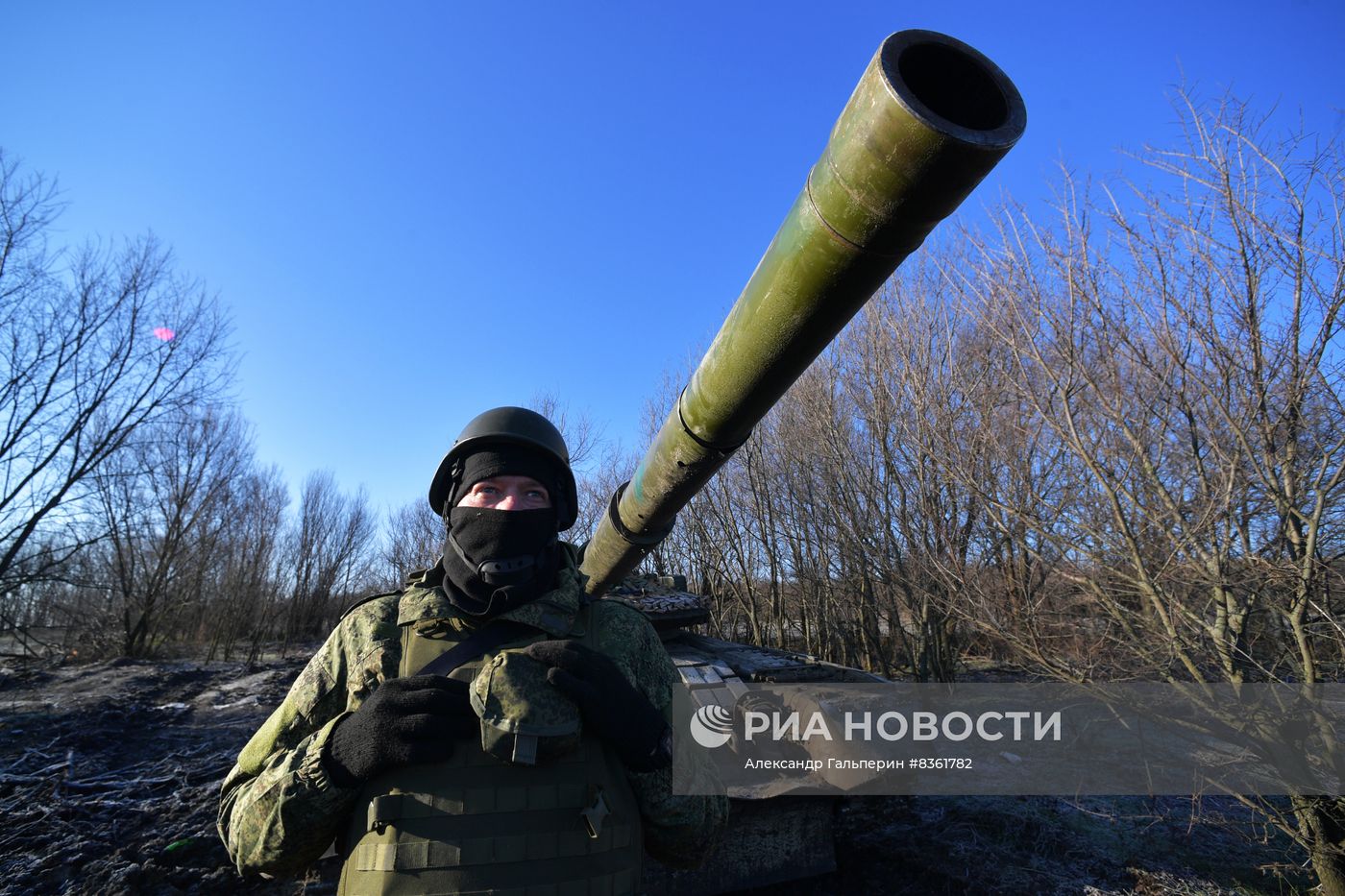 Танкисты ВС РФ в зоне проведения спецоперации