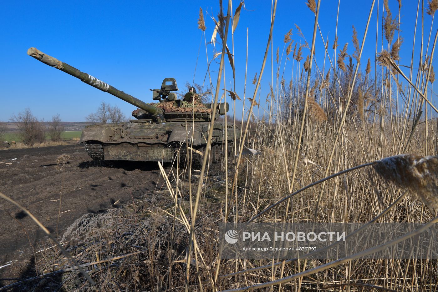 Танкисты ВС РФ в зоне проведения спецоперации
