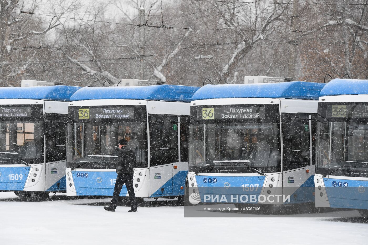 Партия новых троллейбусов поступила в Новосибирск