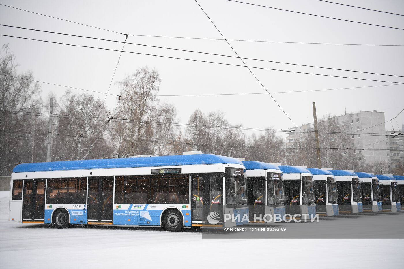 Партия новых троллейбусов поступила в Новосибирск