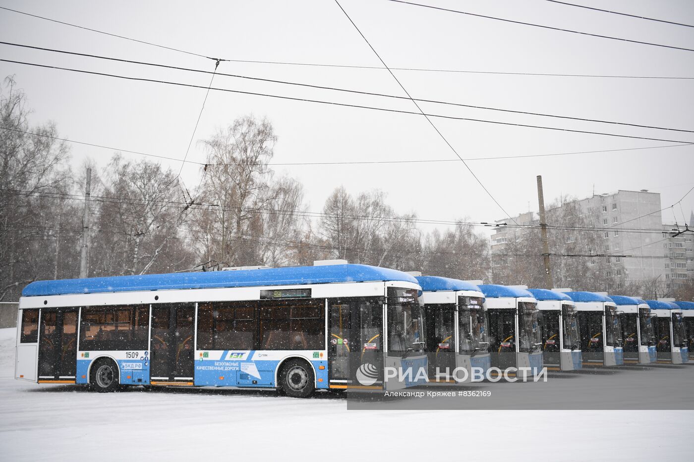 Партия новых троллейбусов поступила в Новосибирск