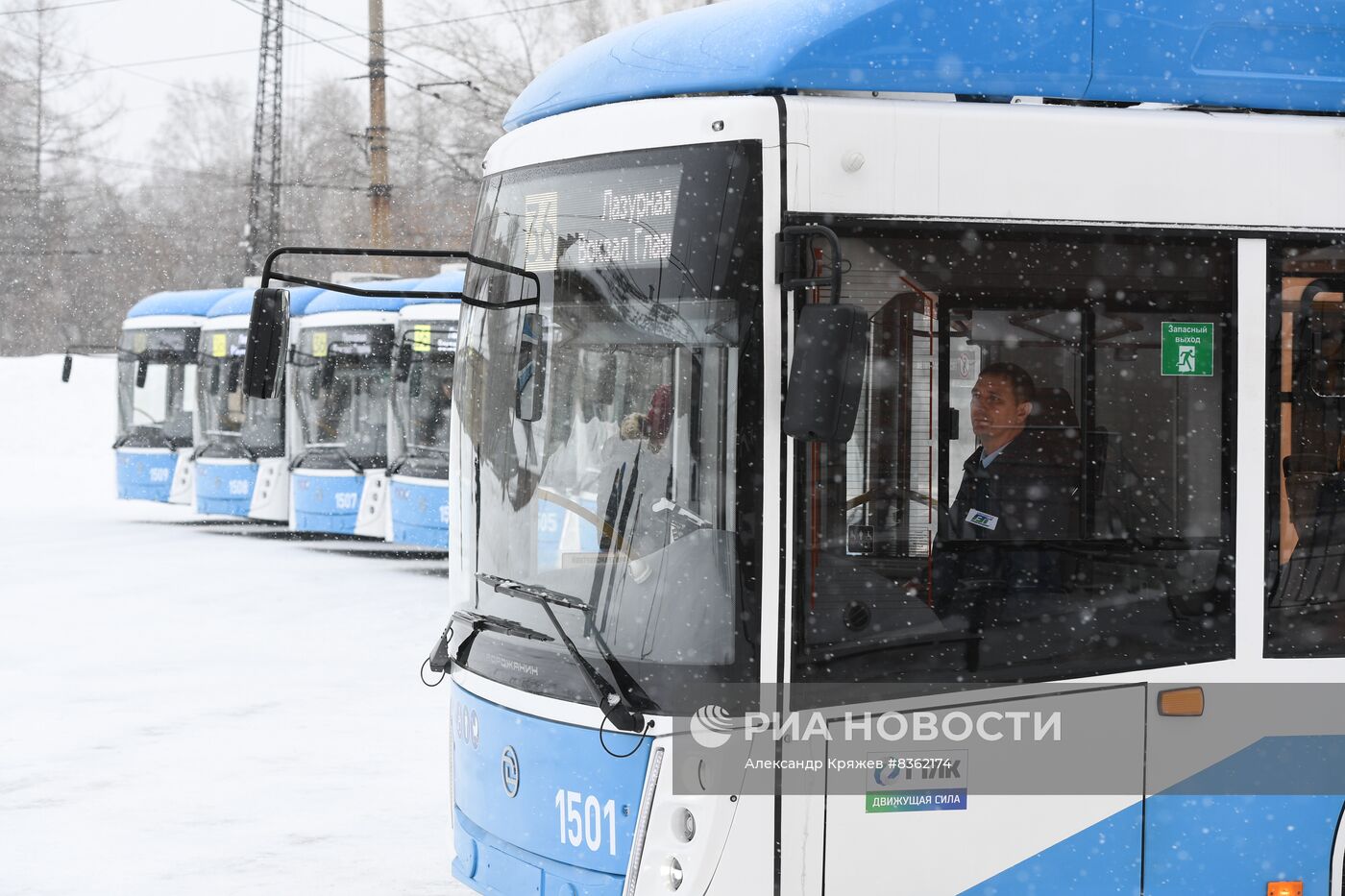 Партия новых троллейбусов поступила в Новосибирск