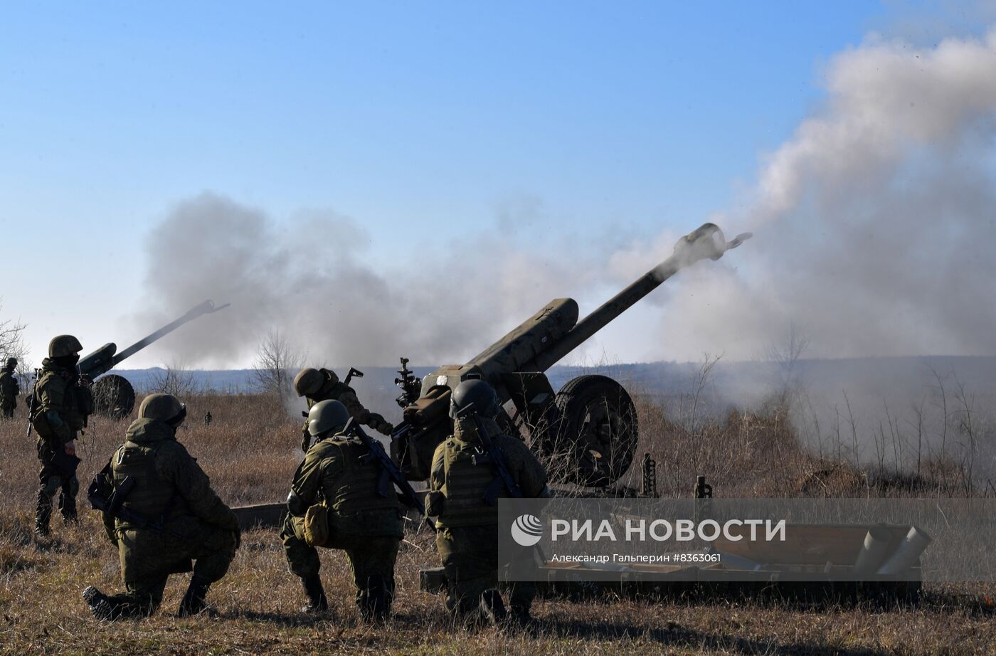 Боевая работа расчетов гаубиц Д-30 в зоне СВО