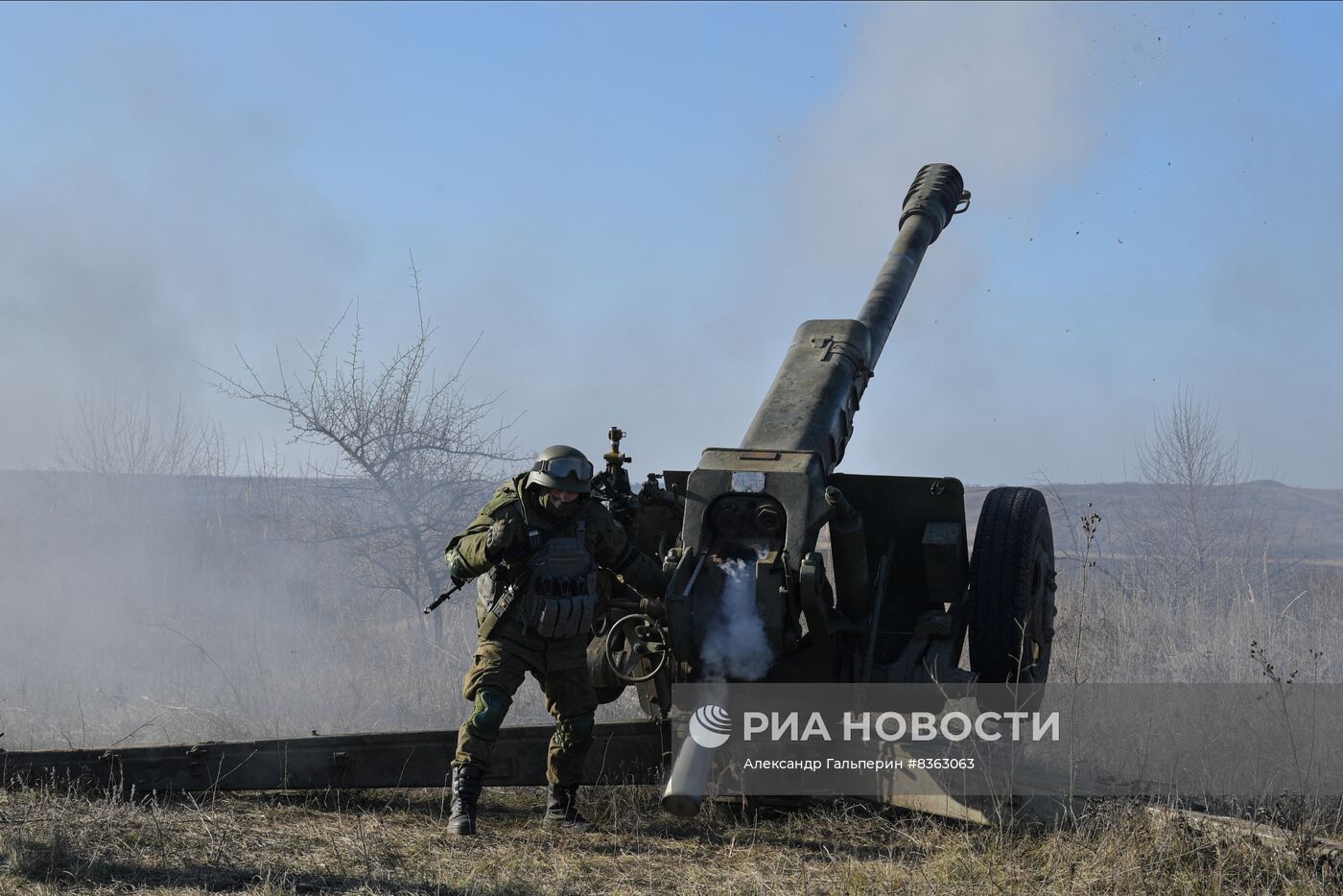 Боевая работа расчетов гаубиц Д-30 в зоне СВО