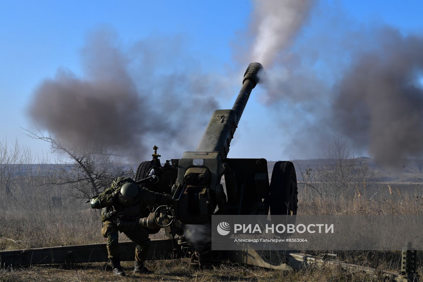 Боевая работа расчетов гаубиц Д-30 в зоне СВО