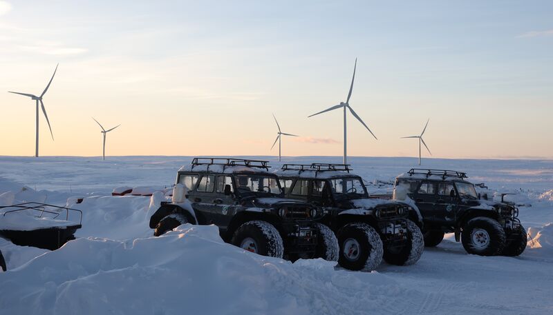 Самая мощная ветроэлектростанция в Арктике