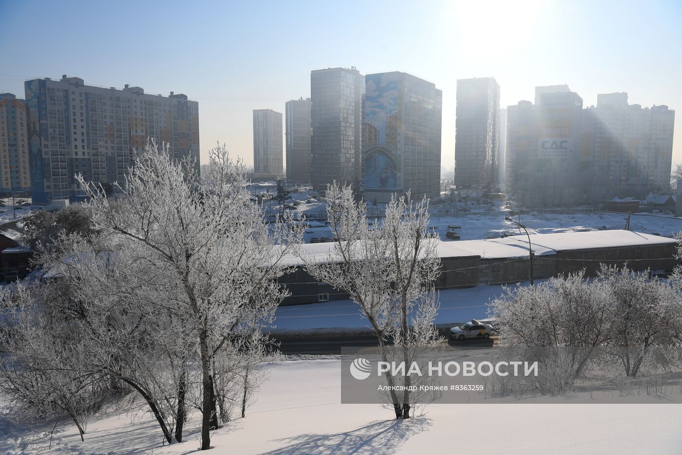 Зима в Новосибирске